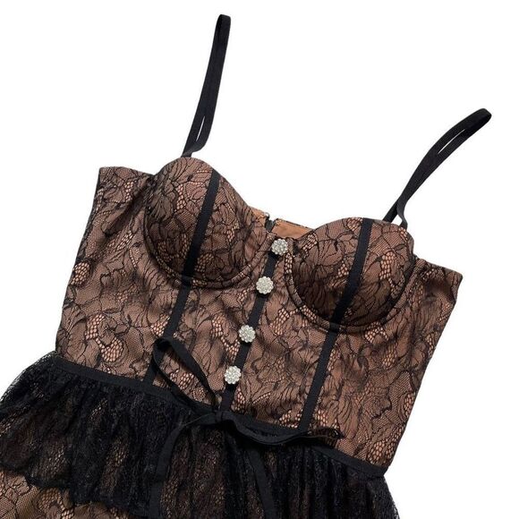 MAJORELLE Carley Mini Dress in Black‎ - Picture 3 of 11